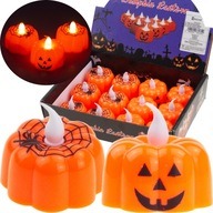 Halloweenske lampáše a sviečky