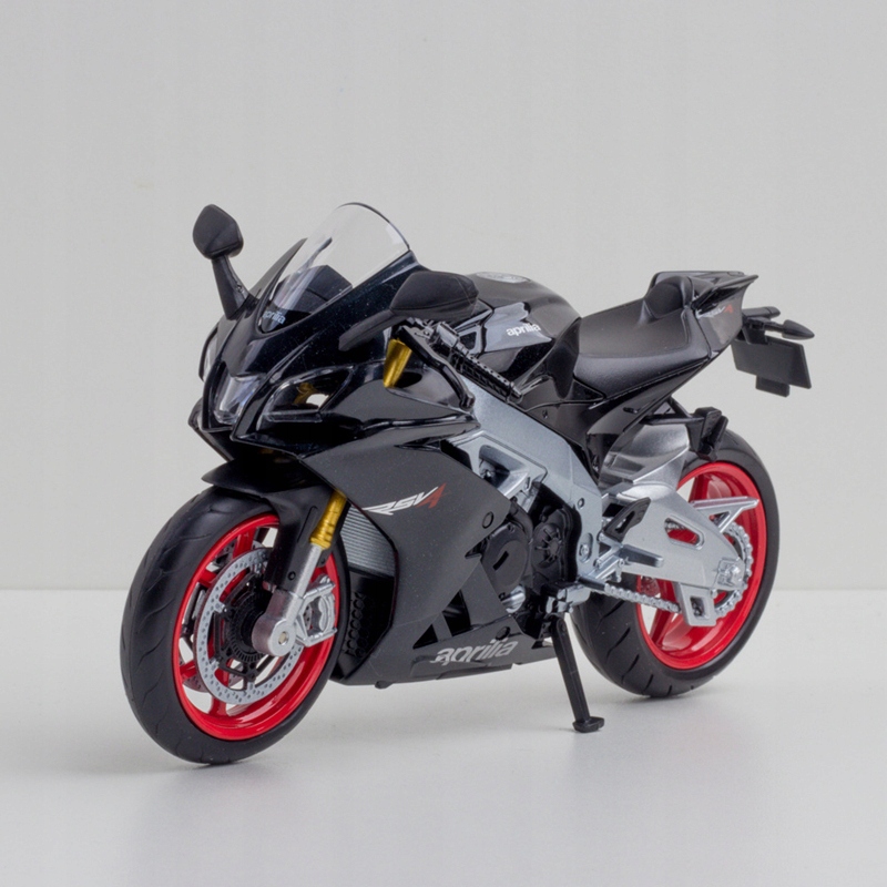 Autíčko pre deti - 1:12 Aprilia RSV4 Zliatinový závodný model motocykla