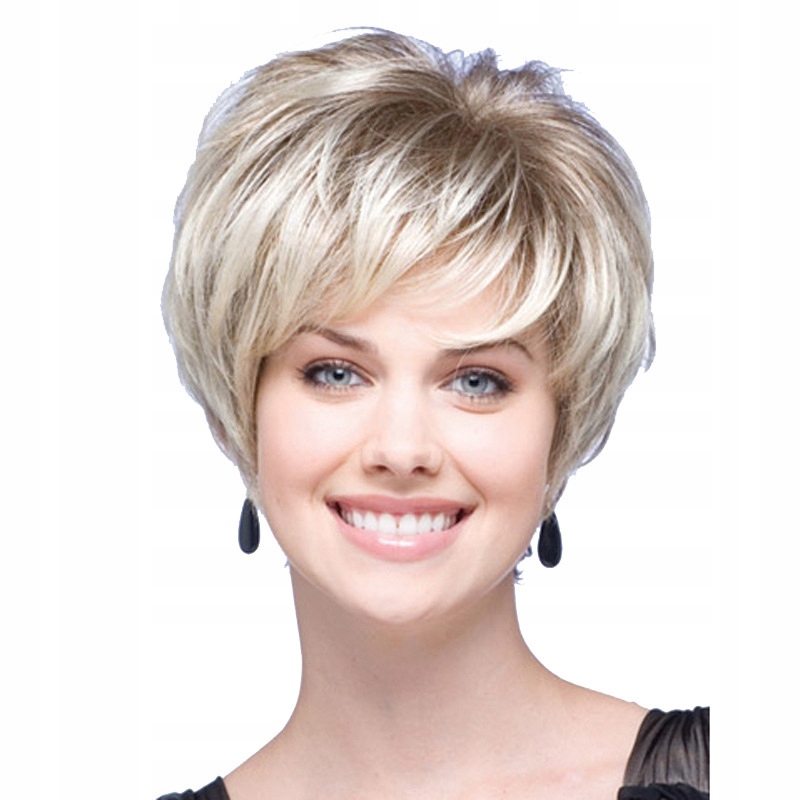 Kostým, maska - Parochňa na vlasy krátke svetlo blond s