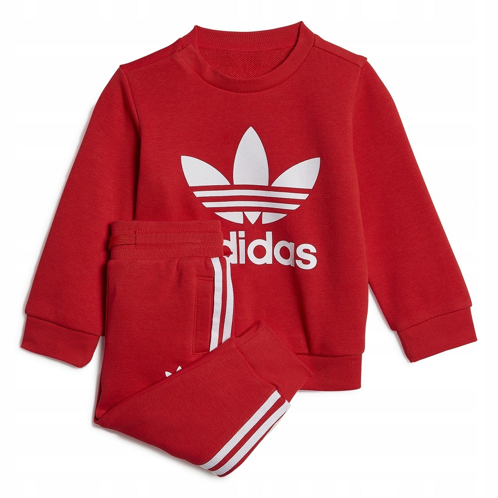Teplaková súprava - Adidas HK7497 Detské stopy veľkosti 104 Červená