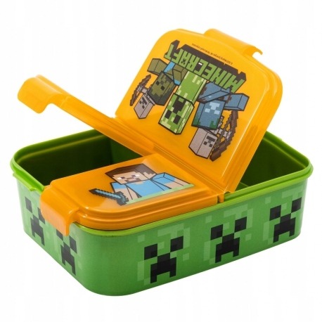 Minecraft 3-priehradkový obedár