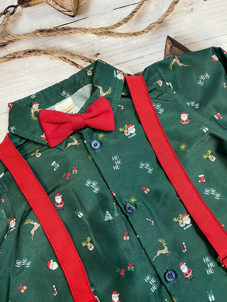 Detský komplet - Dieťa set onno Kids 116 Green 4 PCS.