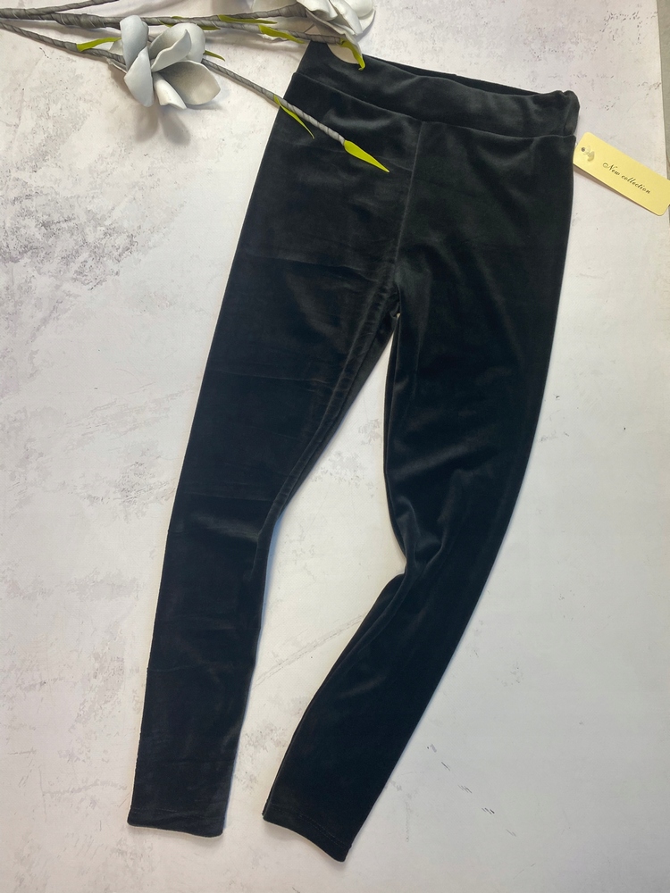 Legíny - 116 leggings nohavice velor