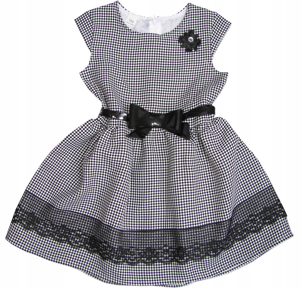 Dievčenské šaty - Šaty sa rozšírili pred koleno štúdie Veľkosť 134
