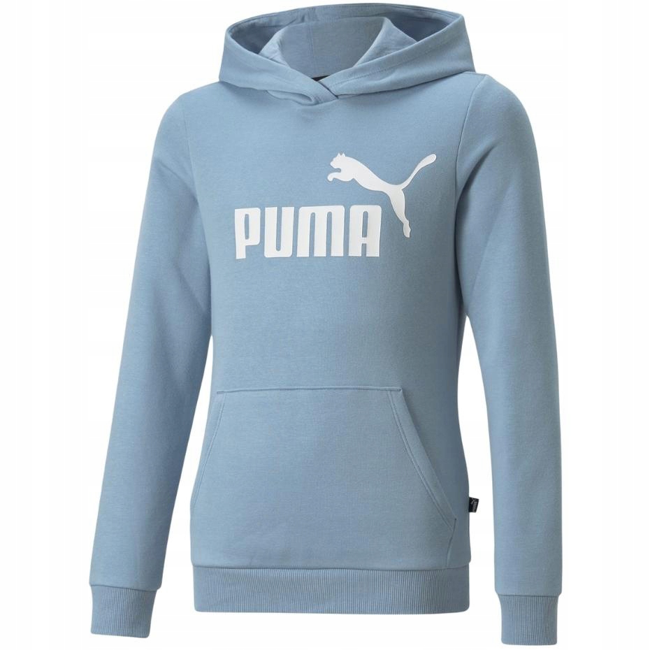 Mikina - Puma Detská mikina veľkosti 152 s dlhým rukávom modrá