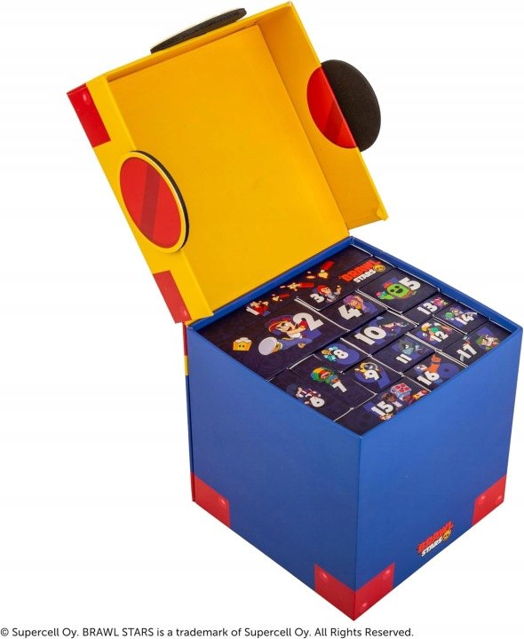 Brawl Stars Mega Box adventný kalendár 2026