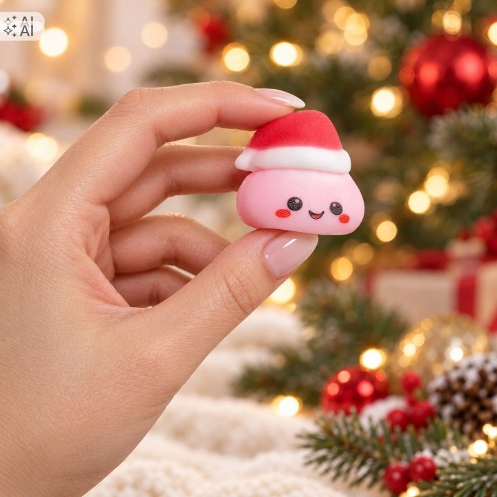 Adventný kalendár Squishy s 24 antistresovými hračkami