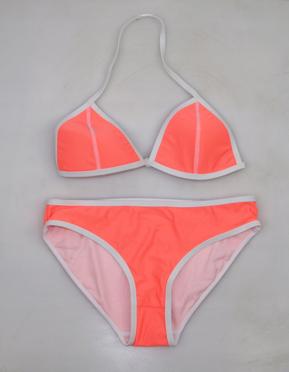Detské plavky - Nový vzhľad dva -kus outfit 152 Orange