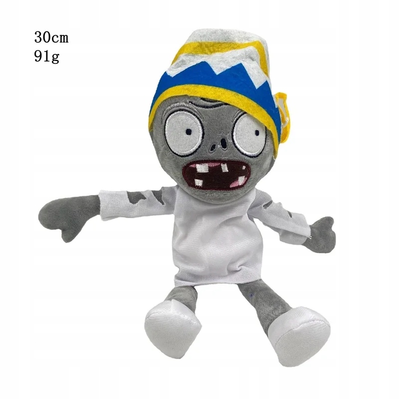 1ks Plyšové hračky Plants vs Zombies 30 cm PVZ Gargantuar Klobúky Pirate Duck Zomb