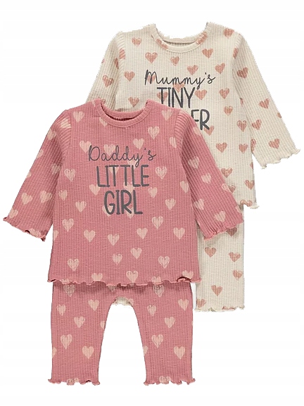 Detský komplet - Baby Set George 56 White, Pink 4 PCS.