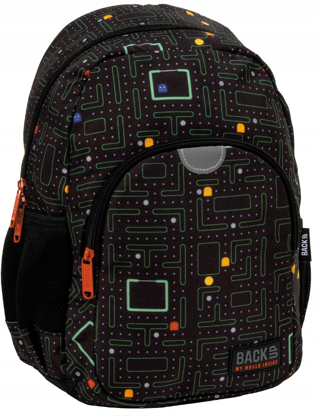 Školský batoh Pacman BackUp s dvoma komorami a veselým dizajnom