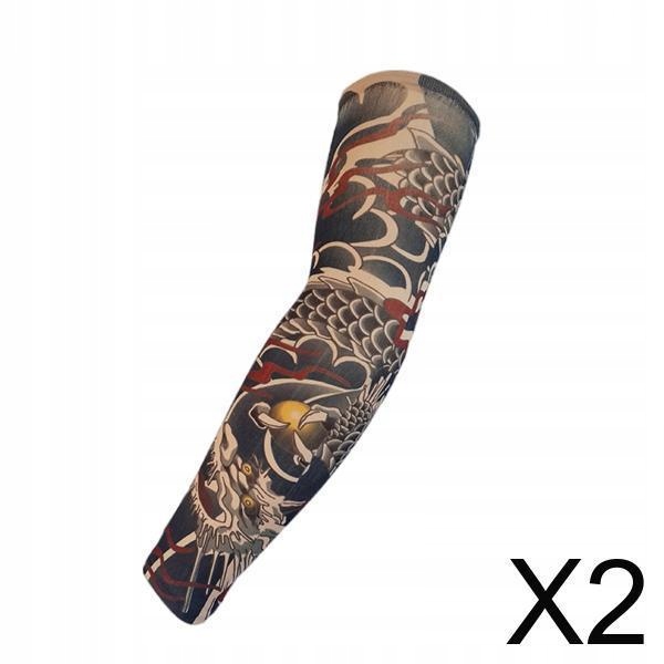 Detské body - 2x rukávy s rukávom na pokrývku tetovania
