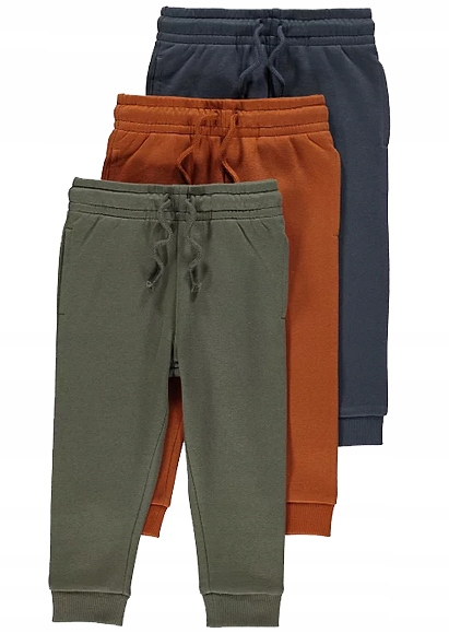 George 116 Navy Blue, Khaki, Orange Sweatpants