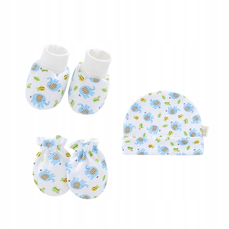 Kojenecké ponožky - 3 ks. Soft Cotton Pohodlné turbanové ponožky