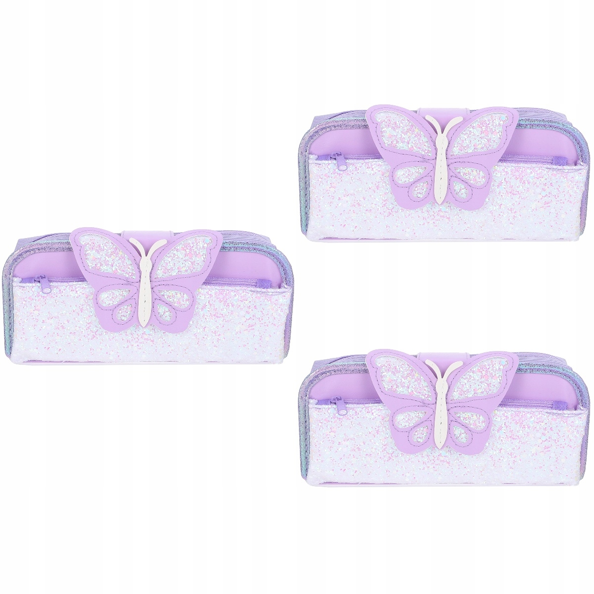 Školský peračník - 3 ks. Butterflies ceruzka ceruzky Flitre s ceruzkou Puzdro