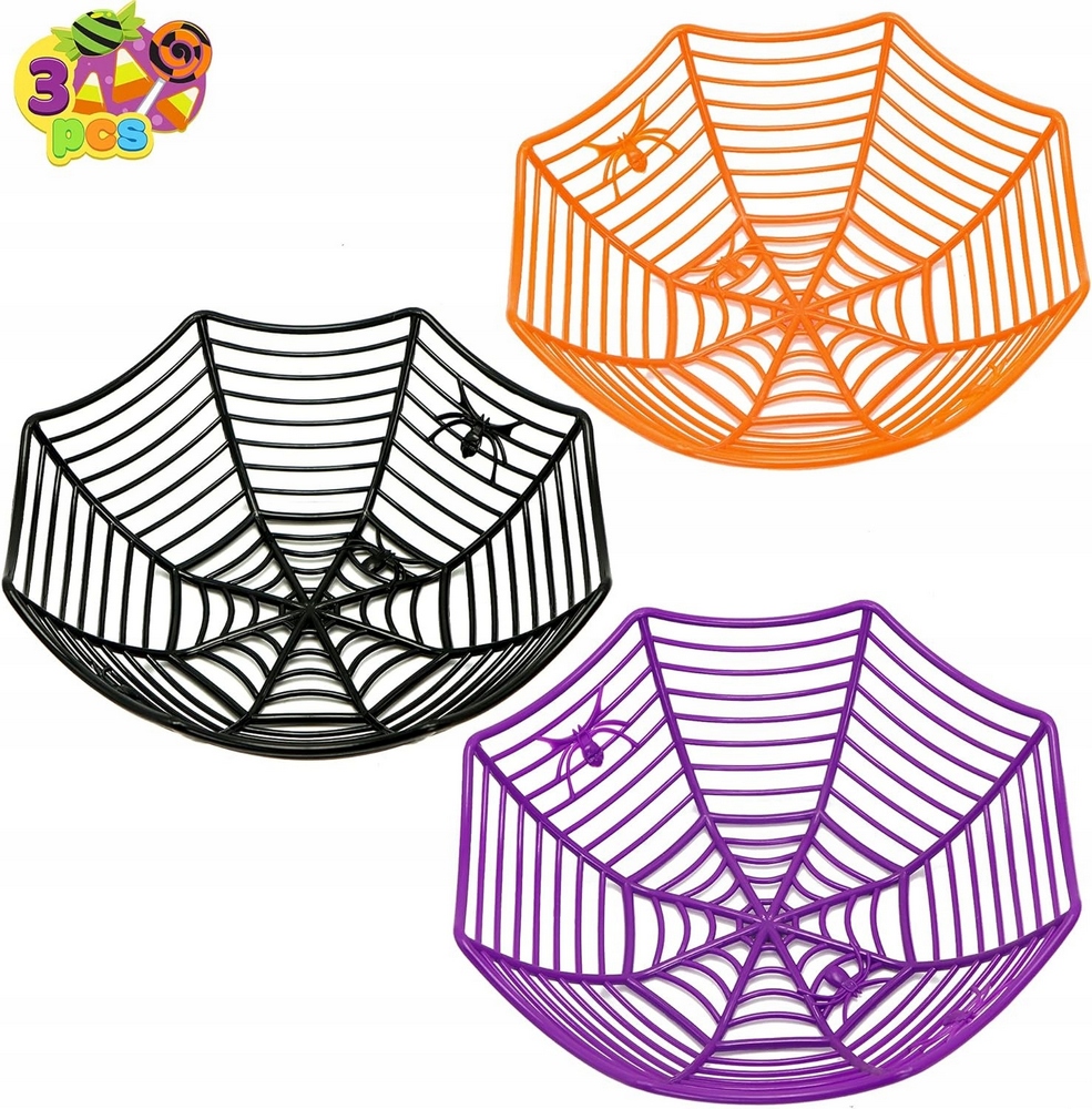 3x MISKA NA CUKROVINKY HALLOWEENSKÉ SLADKOSTI OZDOBY NA PÁRTY