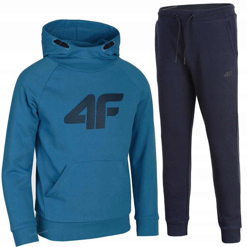 Teplaková súprava - Tracksuit pre deti 4f JBLM / JSPMD Veľkosť 152 NAVY BLUE
