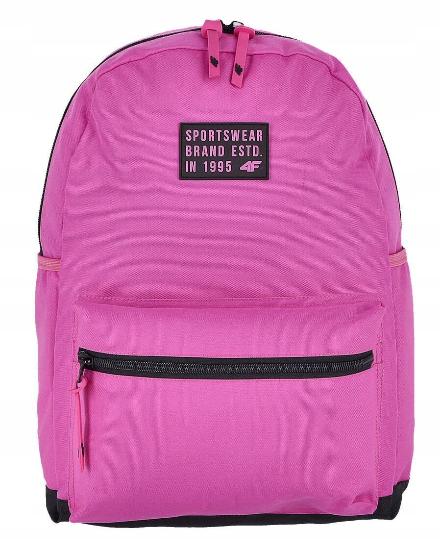 Ružový detský mestský batoh 4F s praktickým dizajnom