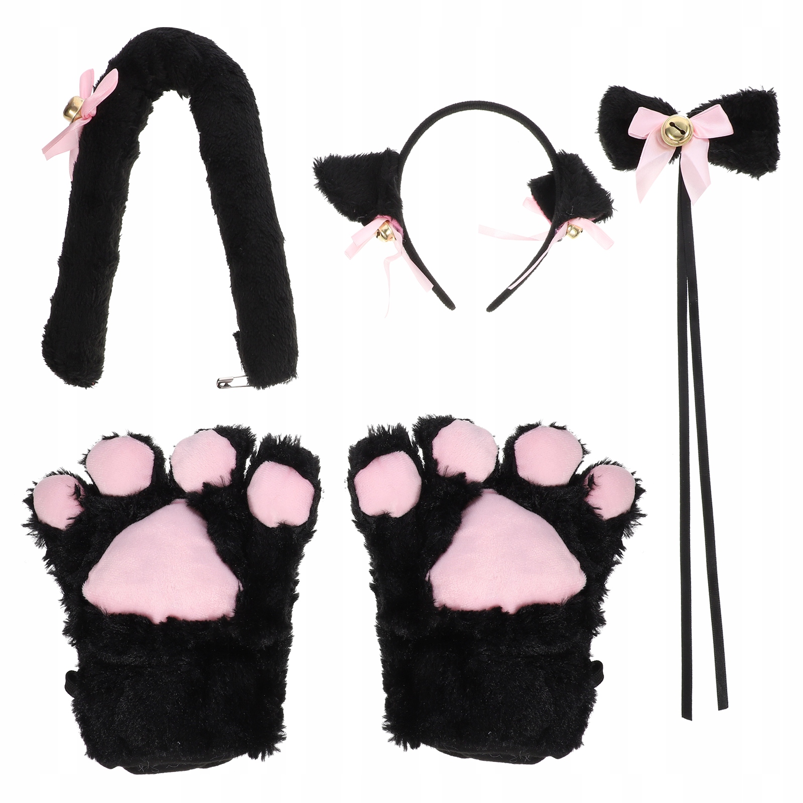 Kostým, maska - 5 kusov Cat Paw Cat kostým pre dievča
