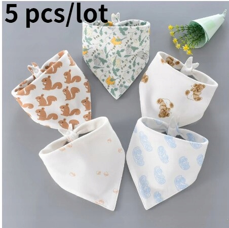 Nákrčník - 5 kusov bábätiek pre bábätká Triangle hrajúca šál