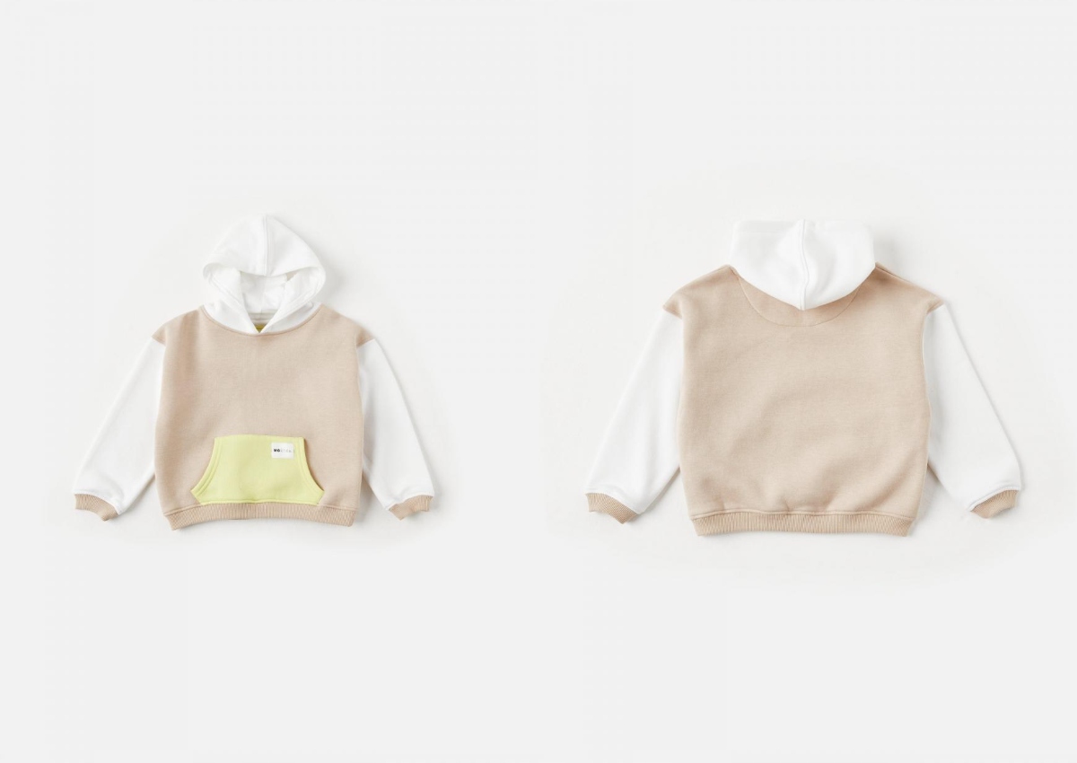 Mikina - Missguided Detská mikina veľkosti 98 dlhých viacnásobných rukávov
