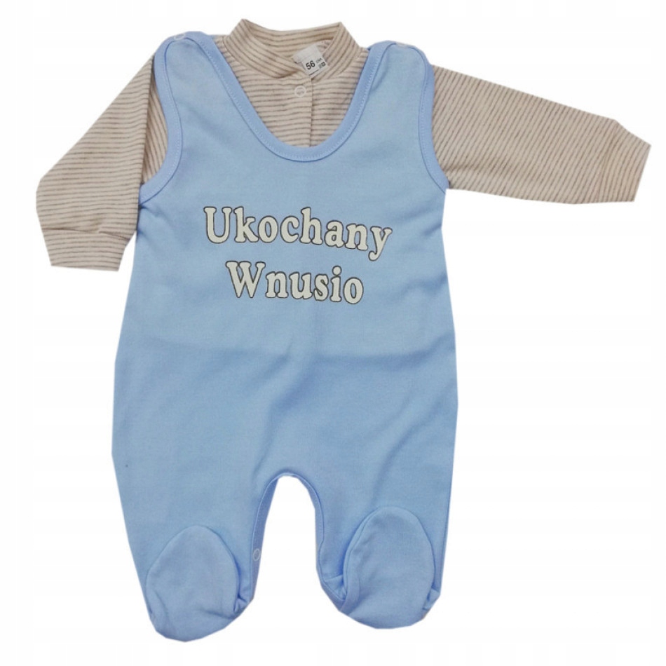 Detský komplet - Baby Set J.M 62 Béžová, modrá, šedá, viacnásobná 2 ks.