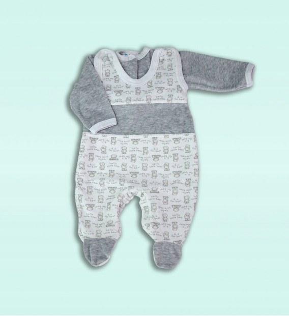Detský komplet - Baby Set J.M 68 Gray, Multi -Colored 2 ks.