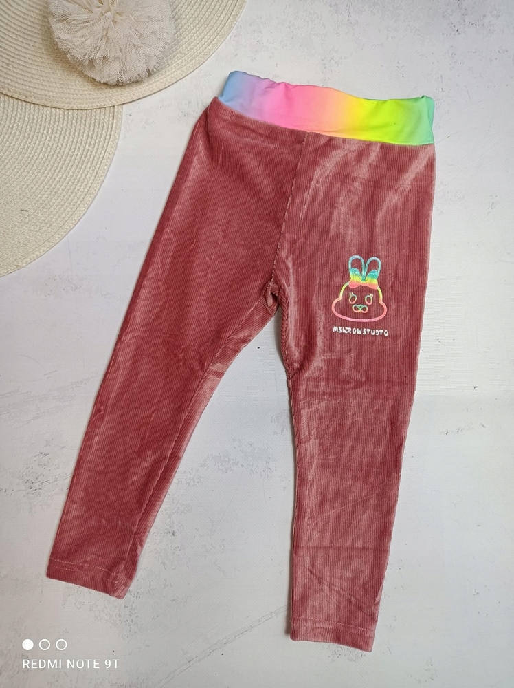 Legíny - 92 98 leggings nohavice Velor