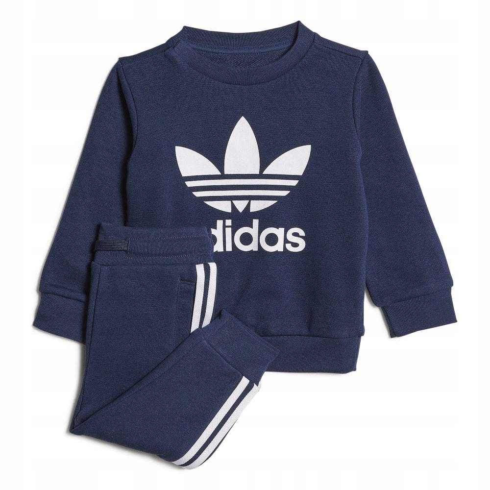 Teplaková súprava - Adidas HK7495 Detské stopy veľkosti 98 NAVY BLUE