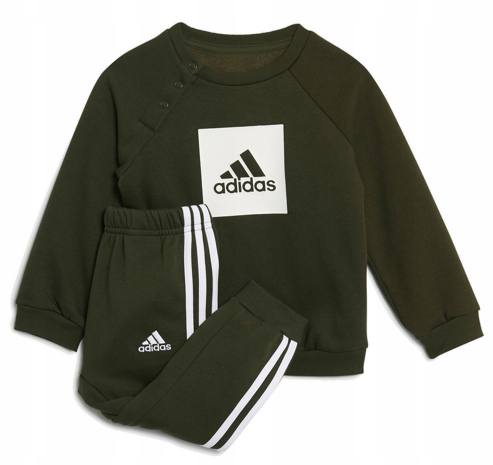 Teplaková súprava - Detské dráhy Adidas GJ8492 Veľkosť 80 biela, zelená