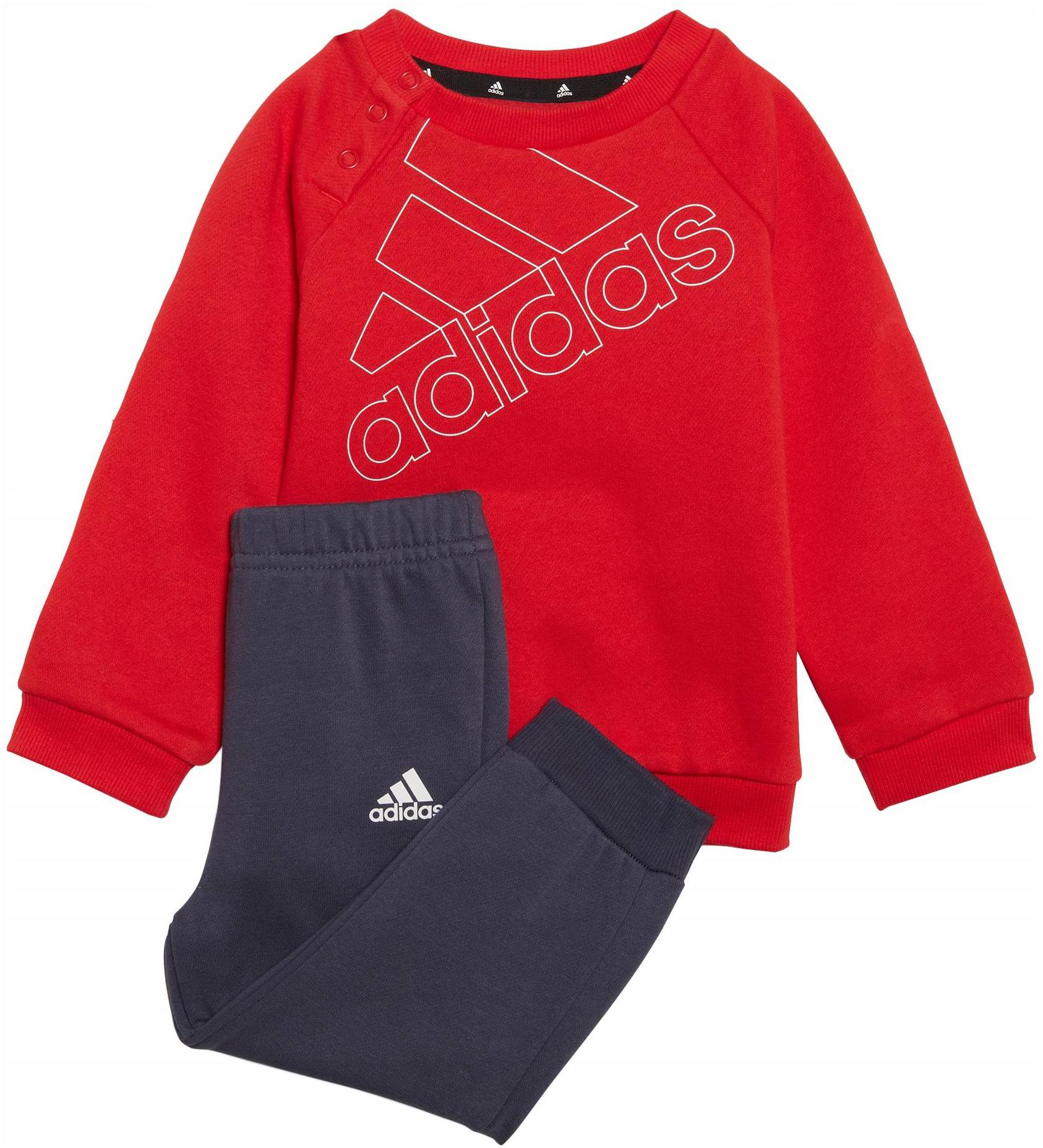 Teplaková súprava - Adidas H65820 Detské stopy veľkosti 80 biely, červený