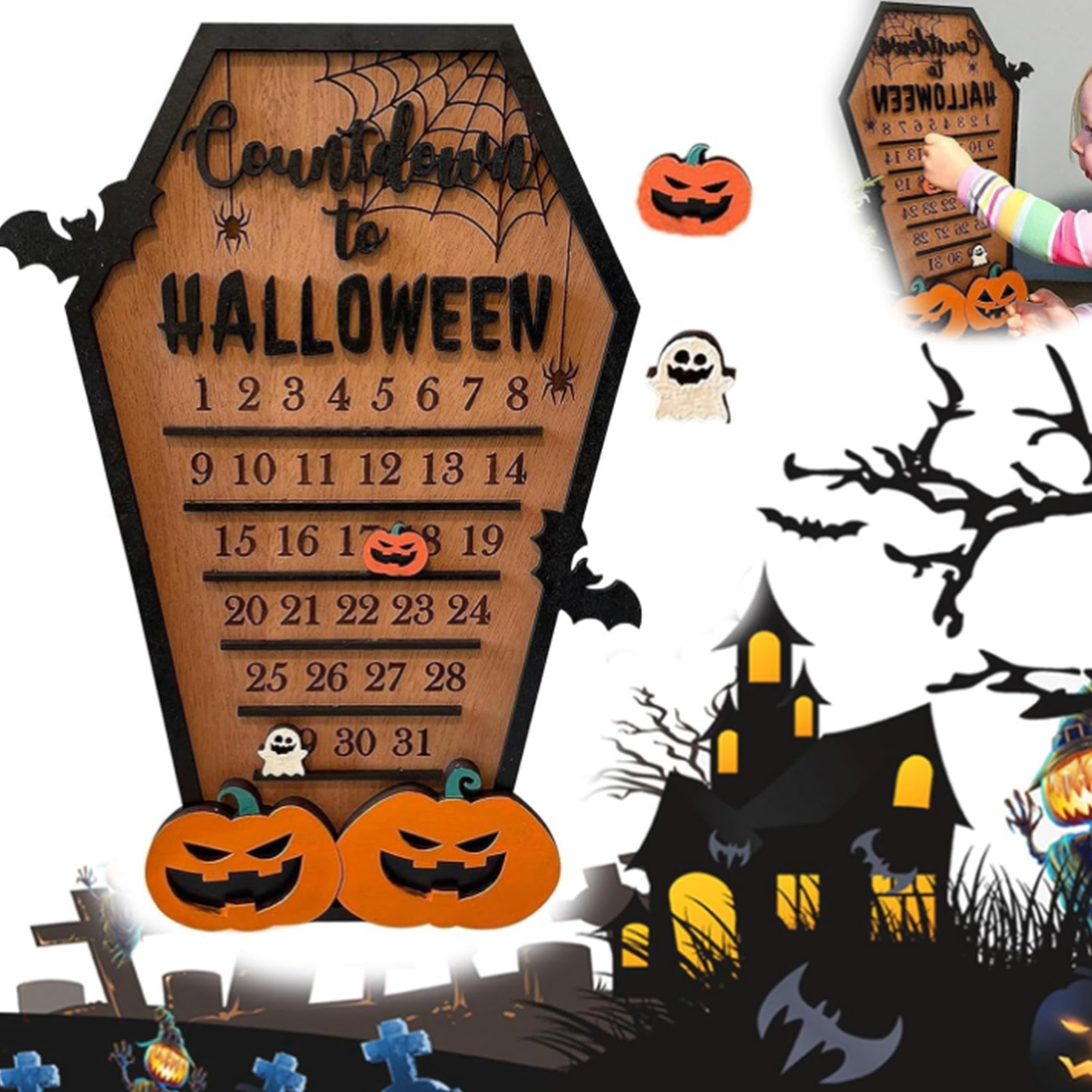 ADVENTNÝ KALENDÁR HALLOWEEN FIDGET TOYS TEKVICA