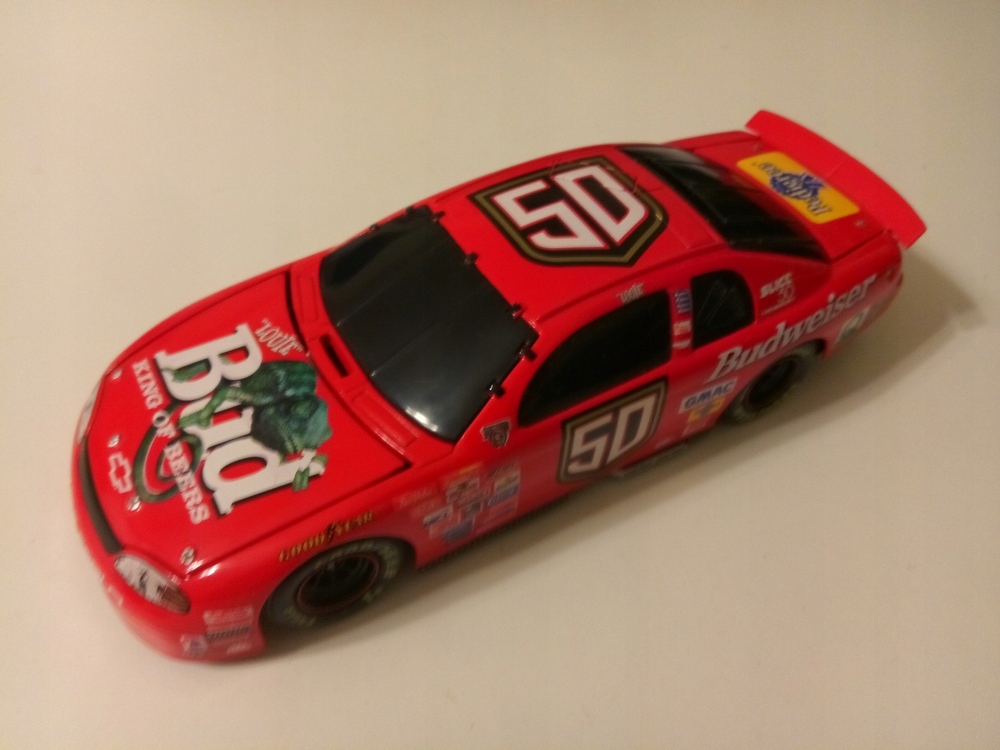 AKCIA 1998 RICKY CRAVEN #50 CHEVY BUDWEISER THE LIZARD NASCAR 1:24 BANK