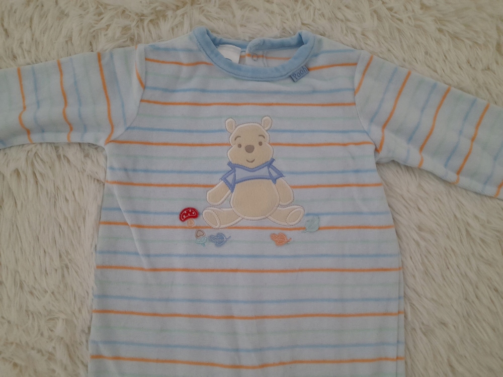Dojčensky overal - PAJACKEK DISNEY 74 Blue, Orange, viacfarebný