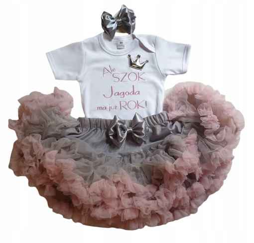 Babyglamour 86 biela, čierna, ružová, sivá sada