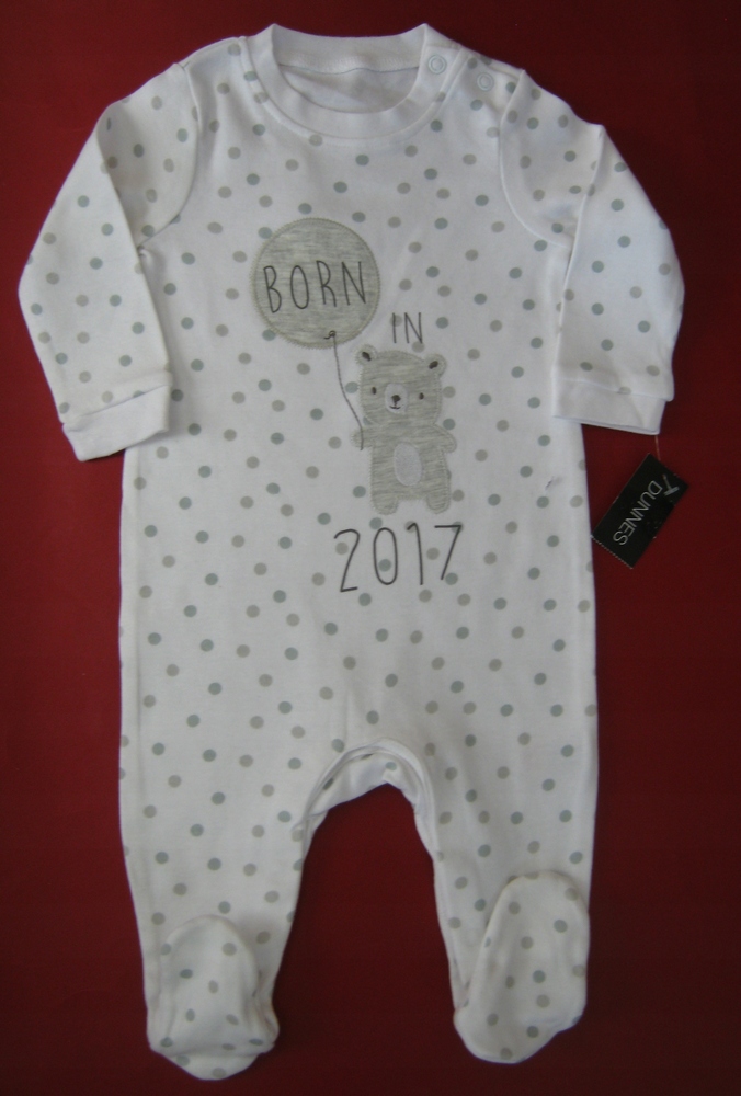 Dojčensky overal - PAJACKEK St. Bernard 62 biela, šedá