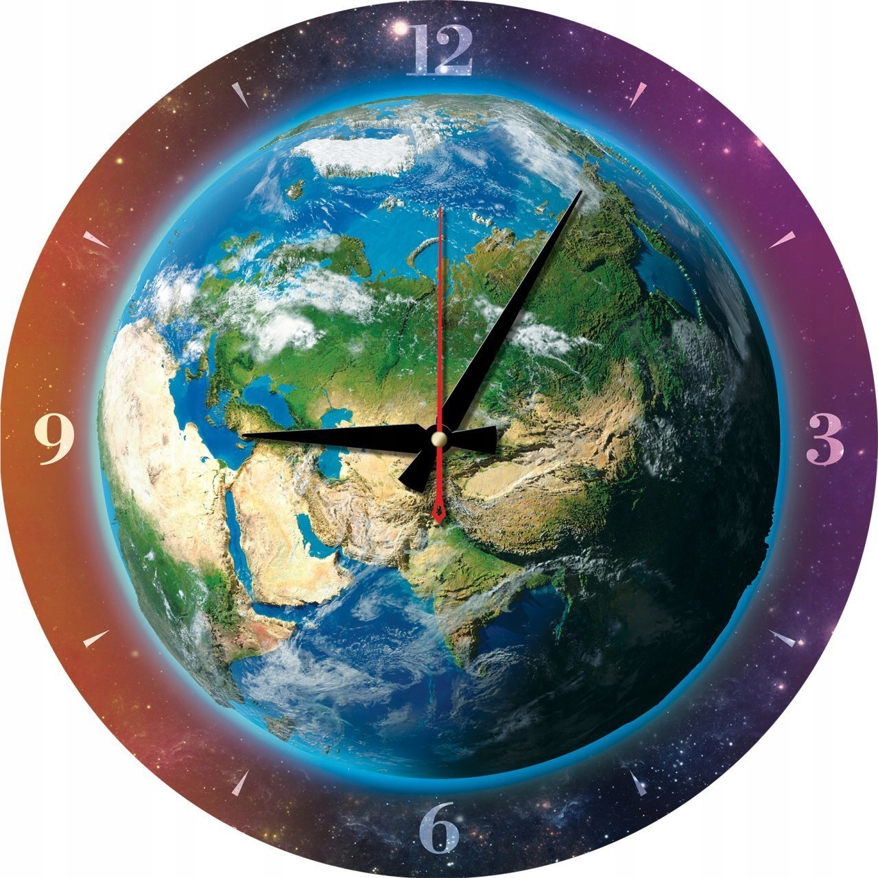 ART PUZZLE Hodiny Puzzle Svet 570 dielikov (vrátane rámu)