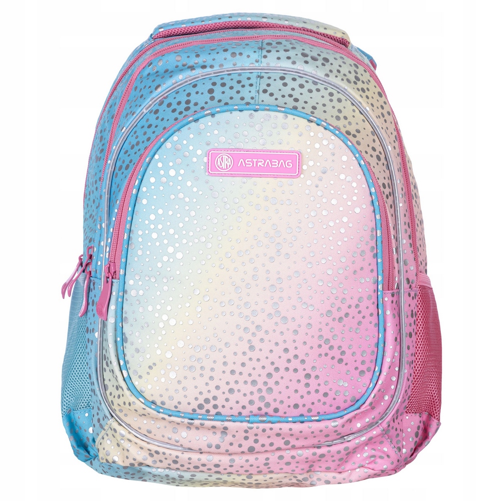 Astrabag Školský Batoh pre Dievčatká s Ombre Dizajnom s 3 Komorami