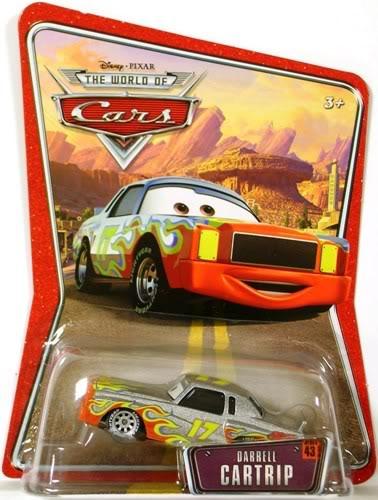 KOMENTÁTOR AUTA CARS 2 DARRELL CARTRIP 1:55 MATTEL