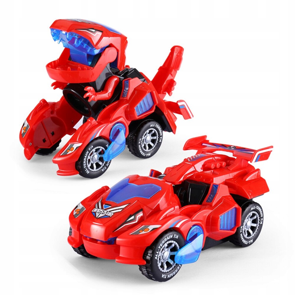 Rozpravkové auto - Auto robot dinosaurus transformujúce auto 2in1