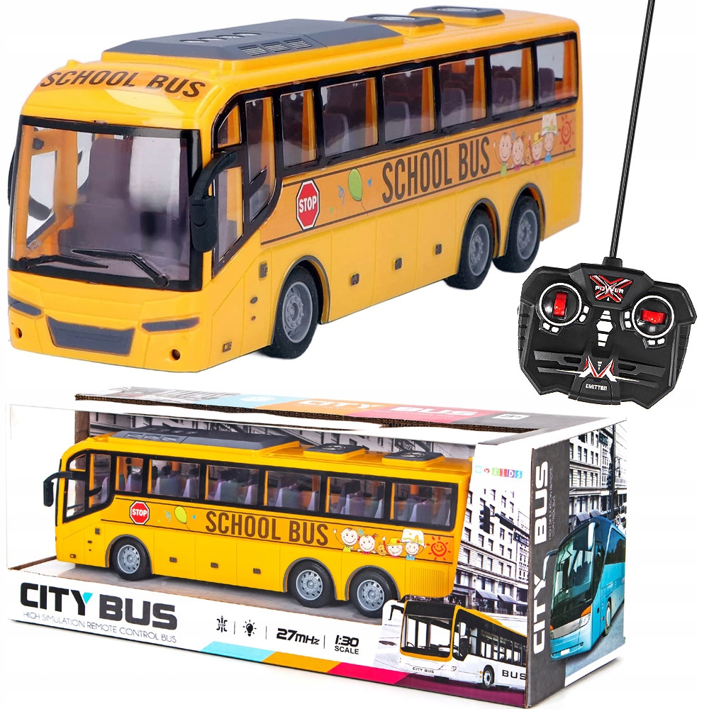 Autobus, električka - LED diaľkový diaľkový školský autobus