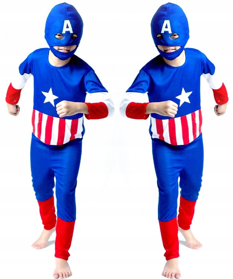 Kostým pre chlapca- Avengers Captain America Masguise 134/140 6-8L
