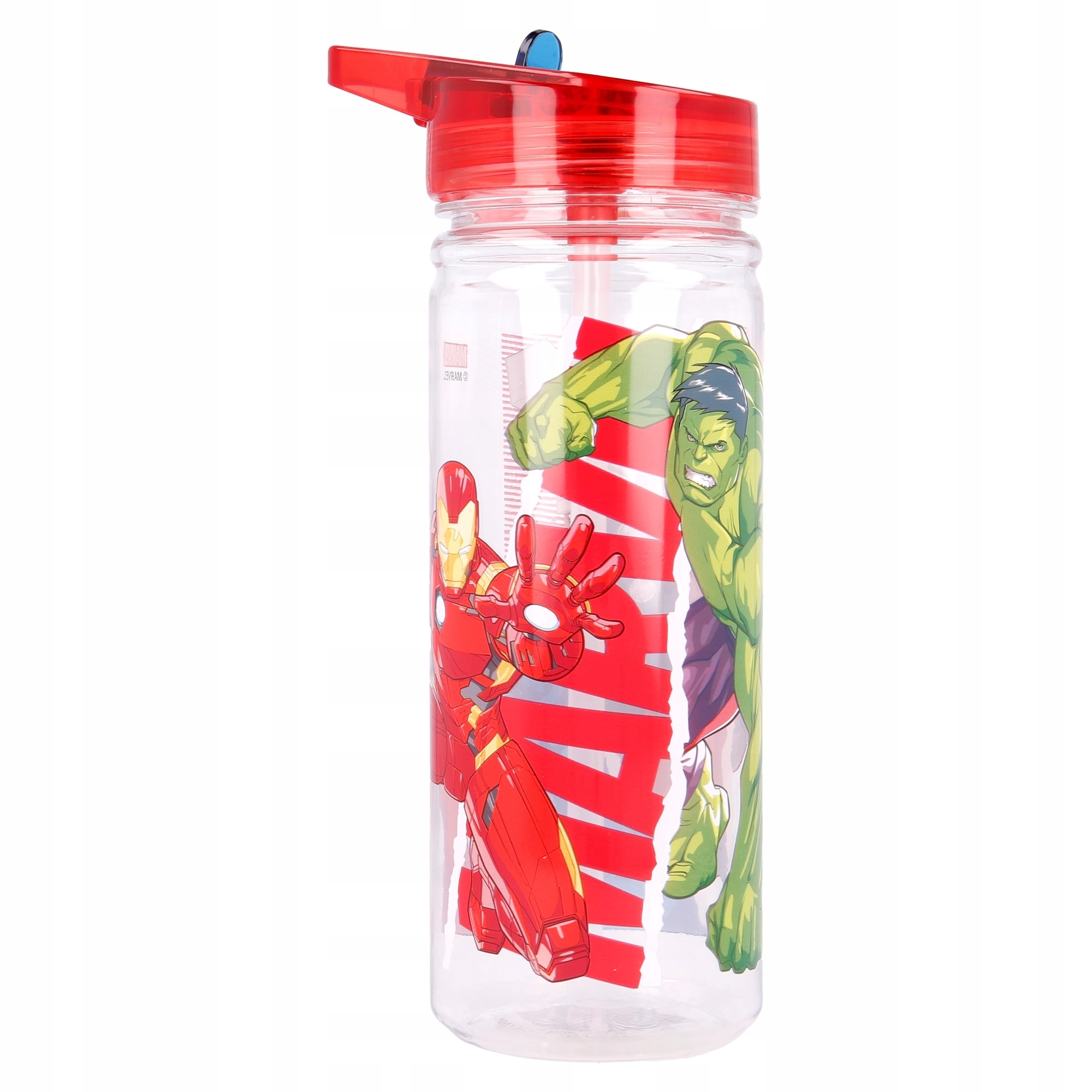 Detský desiatový box, fľaša - Avengers Marvel Bidon s trubicou Tritana 580 ml