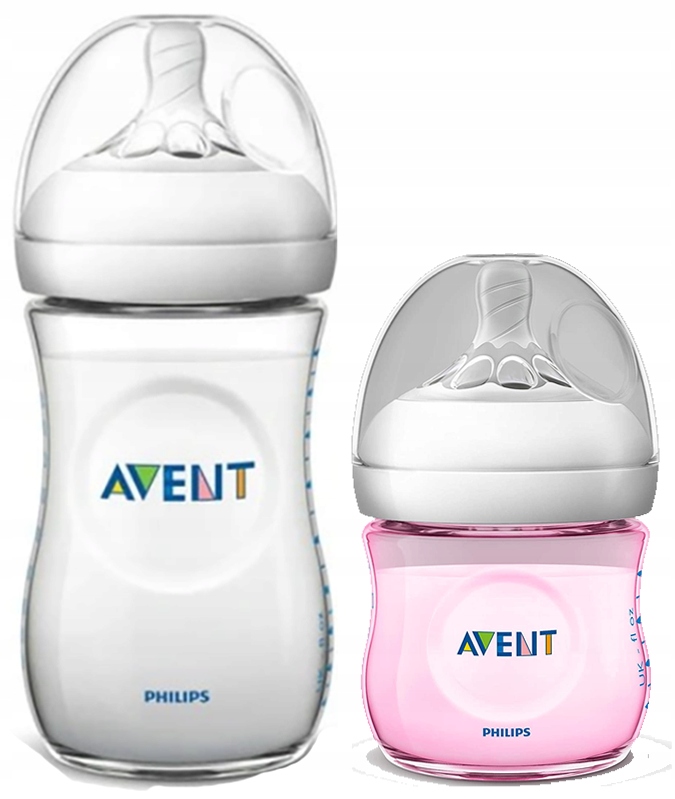 Avent Natural Bottle Set 125 ml + 260 ml tempo