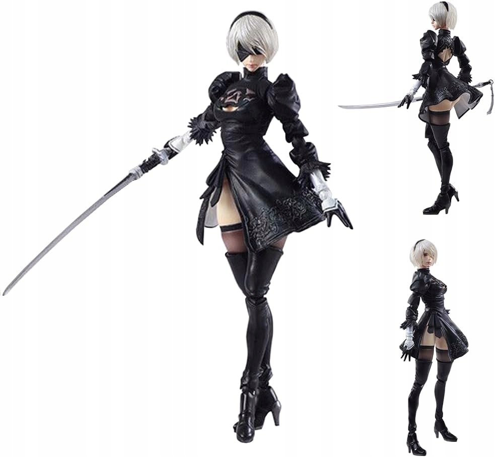 Anime Game Girl Akčná figúrka Automaty 2B YoRHa č. 2 Typ B Super akčná figúrka