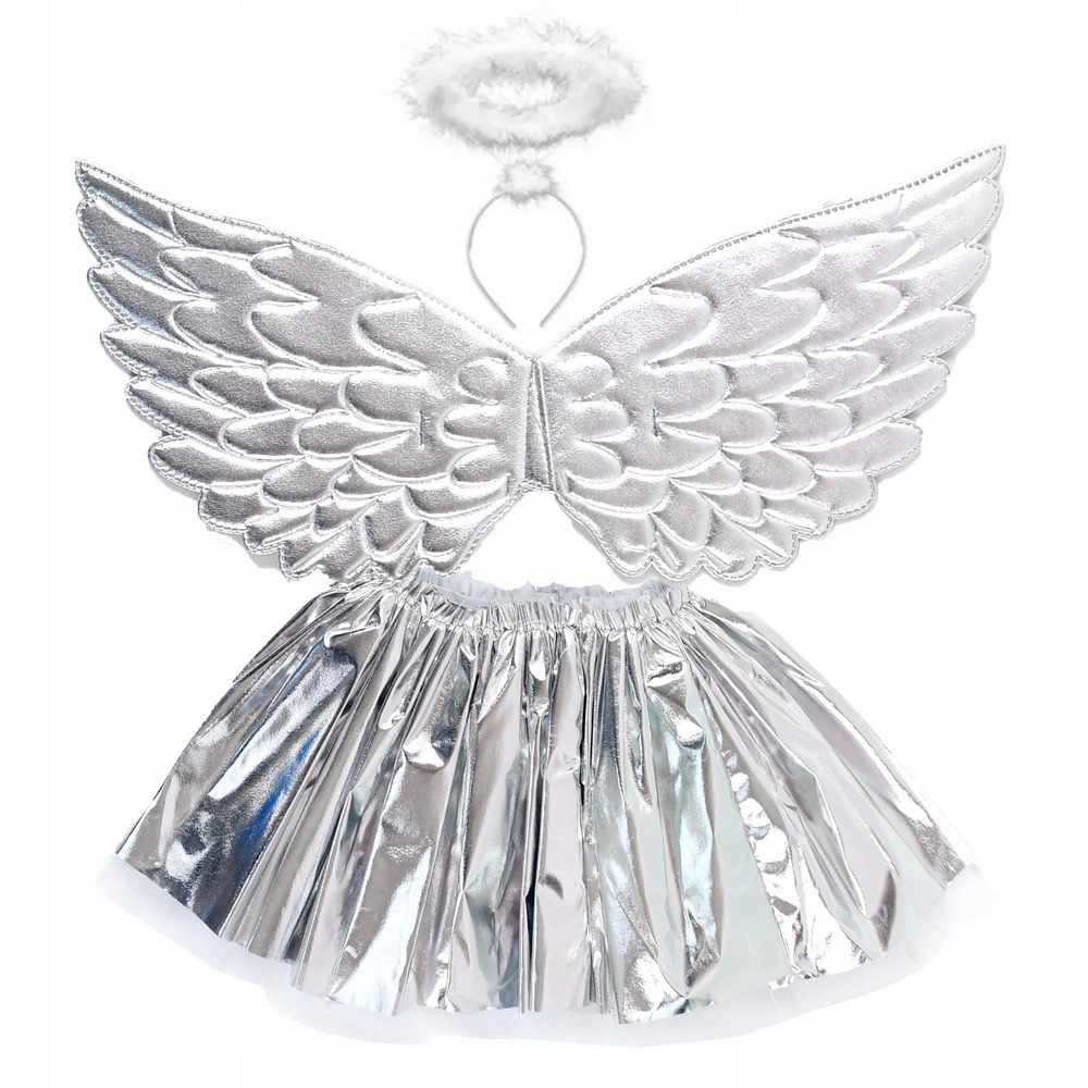Kostým pre dievča - Angel Pearl Angel Wings Aureola