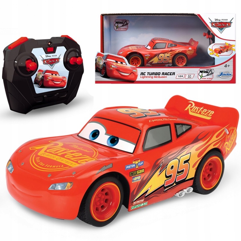 Diaľkové ovládanie samochód dickie hračky RC Turbo Racer Zygzak McQueen
