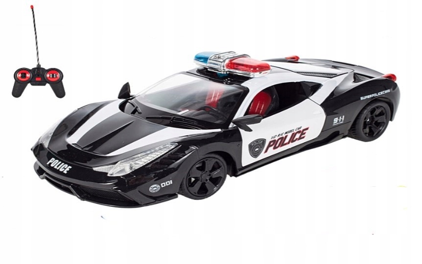 Auto Ovládané policajné auto - Mega veľké
