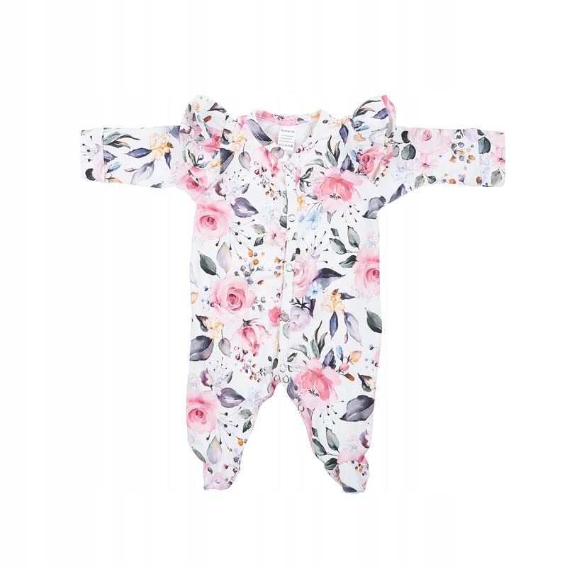 Dojčensky overal - Dieťa 01330 PAJAC Baby Long Ruckve Rose 68/74