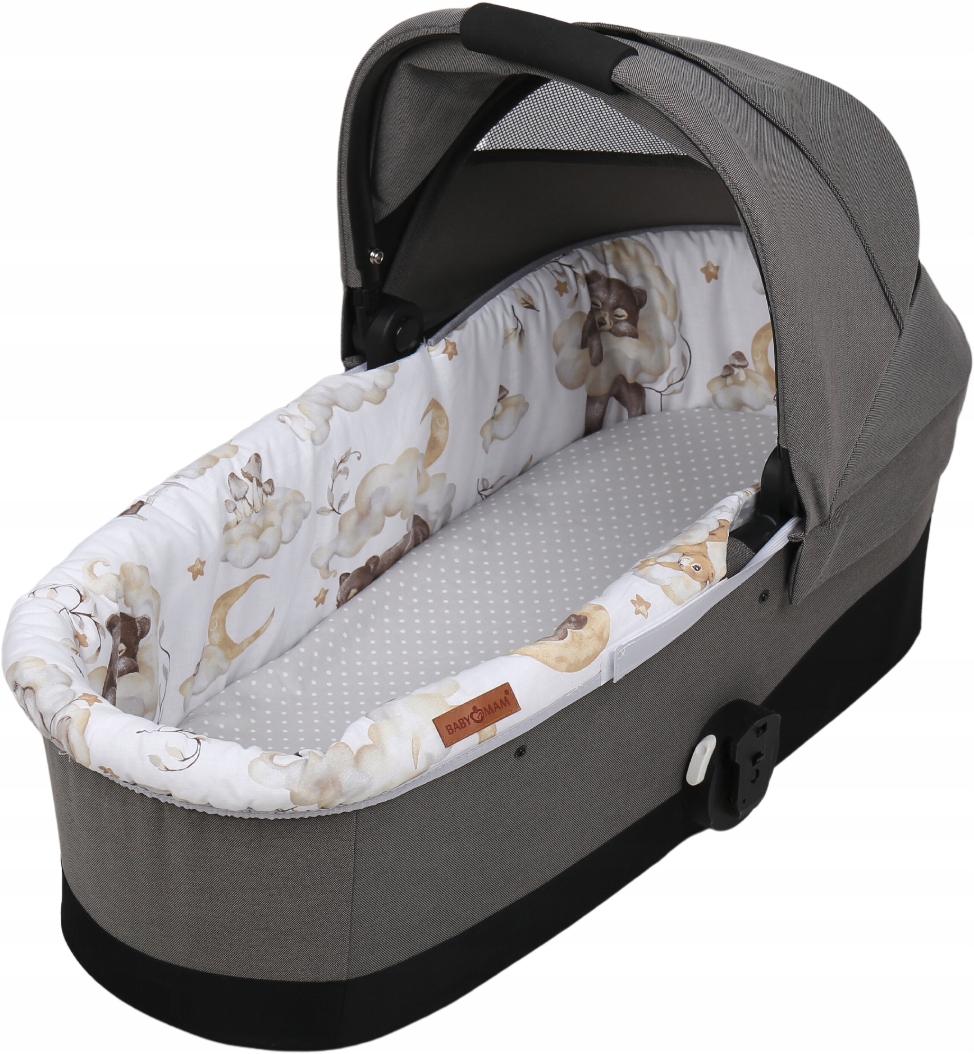 Podložka do kočíka - Babymam Studired dvojitá vložka gondoly